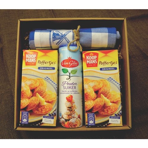Gift Basket Poffertjes Gift Box Gift Basket Poffertjes Gift Box