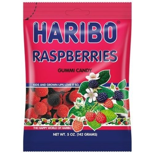 Haribo Haribo Raspberries 5 Oz Bag Haribo Haribo Raspberries 5 Oz Bag