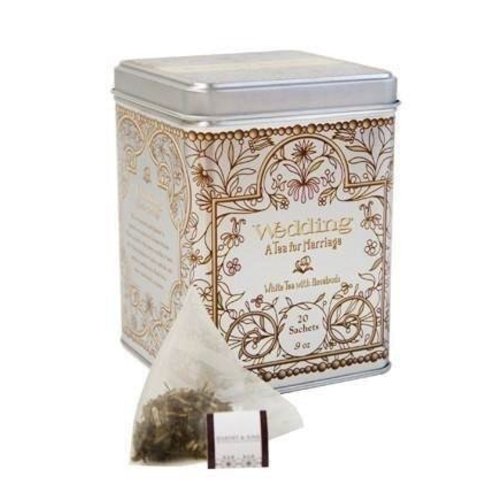 Harney & Son Harney & Sons Wedding 20 Ct Tea Tin White Tea with Rosebuds Harney & Son Harney & Sons Wedding 20 Ct Tea Tin White Tea with Rosebuds