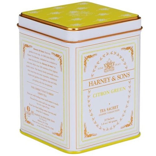 Harney & Son Harney & Sons Citron Green Classic White Tea Tin Harney & Son Harney & Sons Citron Green Classic White Tea Tin