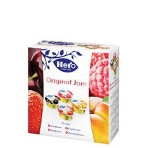 Hero Hero Breakfast Box 2 mini chocolate sprinkles 6 cups Jam and Hero Hero Breakfast Box 2 mini chocolate sprinkles 6 cups Jam and