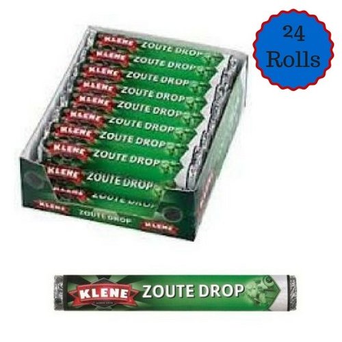 Klene Klene Zoute Licorice 24 Roll Box Klene Klene Zoute Licorice 24 Roll Box