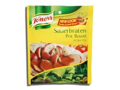 knorr sauerbraten yellow package