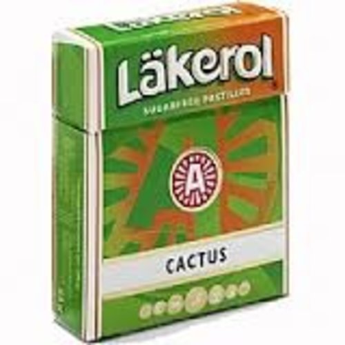 Lakerol Sugar Free Cactus Licorice Box Lakerol Sugar Free Cactus Licorice Box