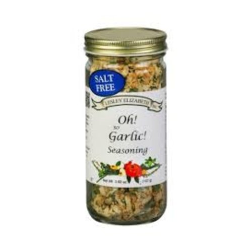 Lesley Elizabeth Lesley Oh So Garlic Seasoning blend 3.6 oz shaker Lesley Elizabeth Lesley Oh So Garlic Seasoning blend 3.6 oz shaker