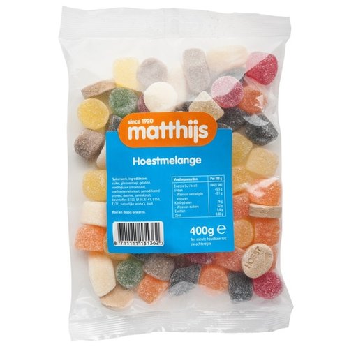 Matthijs Matthijs Hoestmelange 400g Matthijs Matthijs Hoestmelange 400g