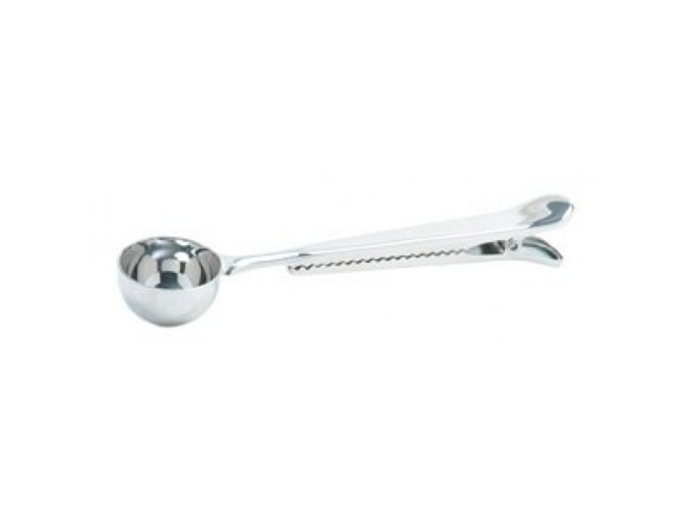 Norpro Stainless Steel Coffee Scoop With Bag Clip Peters Norpro Stainless Steel Coffee Scoop With Bag Clip