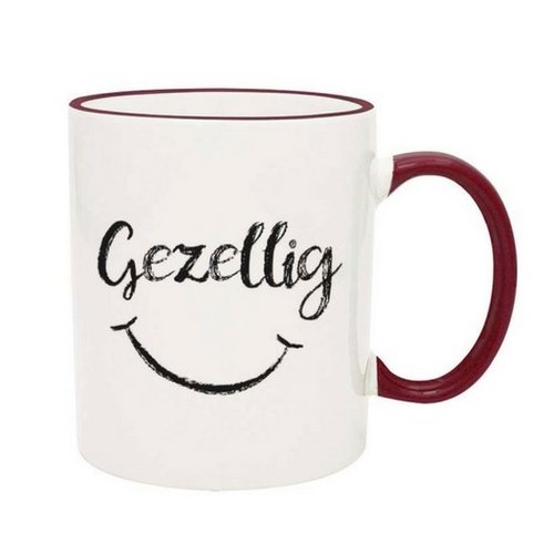 Gezellig Smiley Face - Maroon Gezellig Smiley Face - Maroon