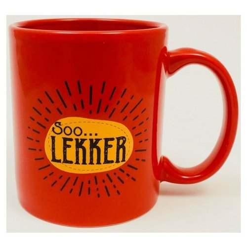 Soo Lekker Coffee Mug - Red Soo Lekker Coffee Mug - Red