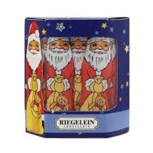 Riegelein Riegelein Solid St. Nicholas in 10 Pack Window Gift Box Riegelein Riegelein Solid St. Nicholas in 10 Pack Window Gift Box