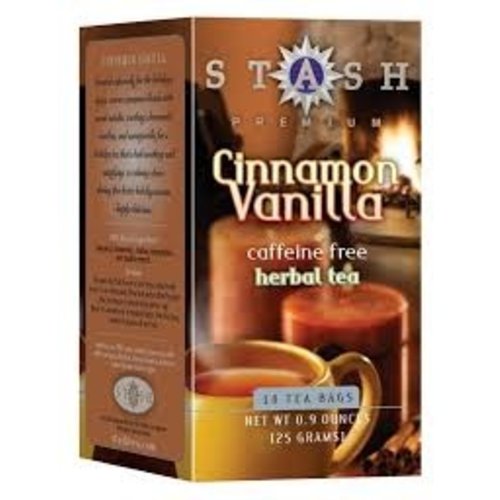 Stash Stash Cinnamon Vanilla Caffeine Free Tea 18 ct Stash Stash Cinnamon Vanilla Caffeine Free Tea 18 ct