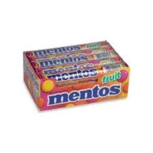 Van Melle Mentos Mixed Fruit 15Ct Box Van Melle Mentos Mixed Fruit 15Ct Box