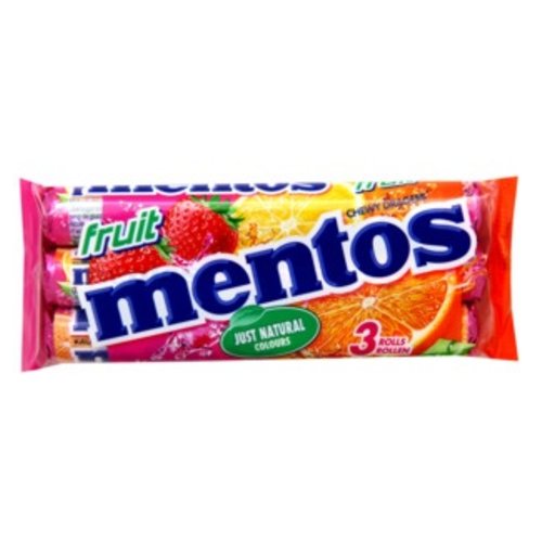 Van Melle Mentos Fruit 3 Pack Van Melle Mentos Fruit 3 Pack