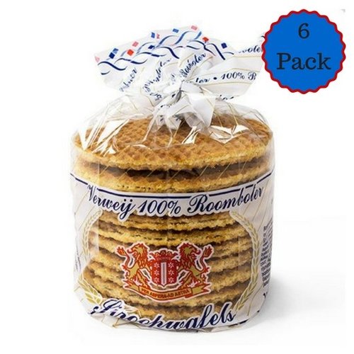 Verweij Verweij 6 Pack 100% Butter Stroopwafels Verweij Verweij 6 Pack 100% Butter Stroopwafels