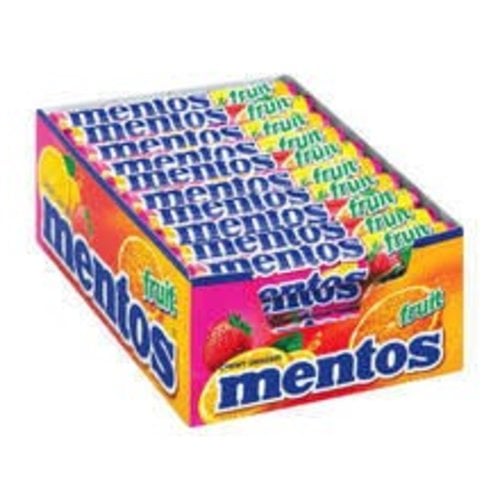 Van Melle Mentos Mixed Fruit 40 ct BOX Van Melle Mentos Mixed Fruit 40 ct BOX