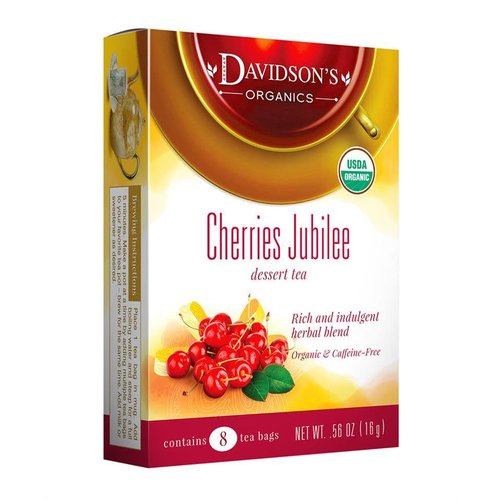 Davidsons Davidsons Cherries Jubilee tea Davidsons Davidsons Cherries Jubilee tea