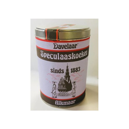Davelaar Davelaar Speculaas Koeken Tin 380g 20 cookies Davelaar Davelaar Speculaas Koeken Tin 380g 20 cookies
