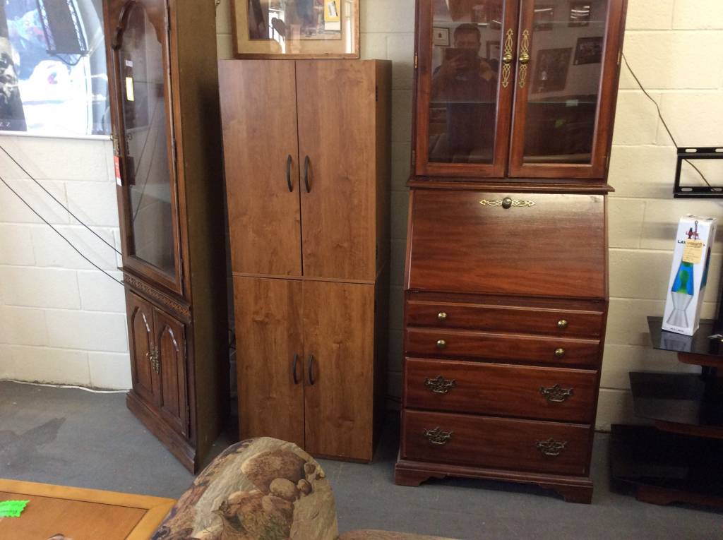 4 Door Pantry Oak Wrap Recycled Furniture
