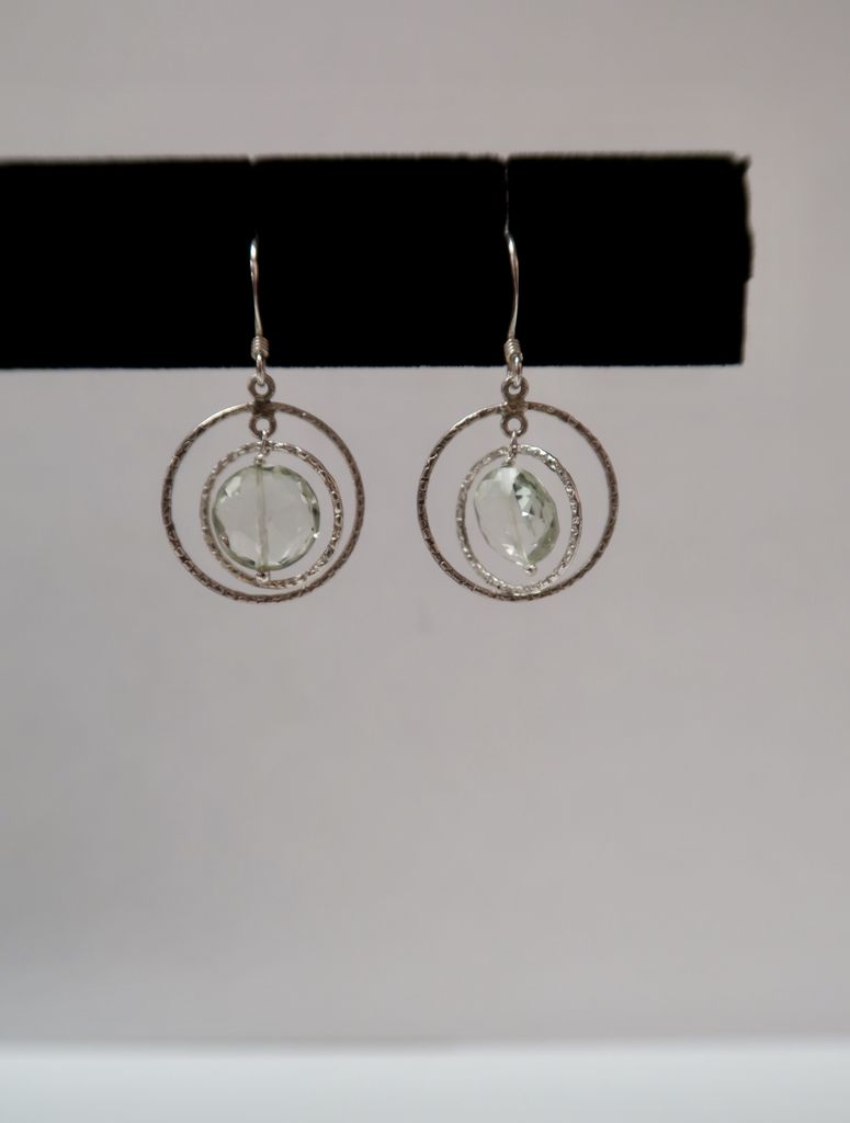 Rose Wong Earrings Sterling Silver Semi Precious Stone Rose Wong Earrings Sterling Silver Semi Precious Stone