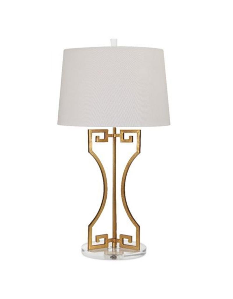 Wagner Greek Key Table Lamp Oak Willow Wagner Greek Key Table Lamp