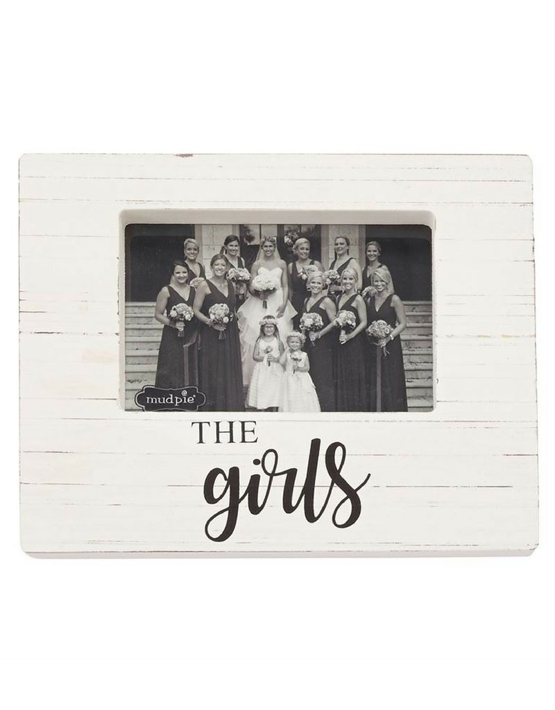 The Girls Wooden Block Picture Frame Vintage 615 Living615 The Girls Wooden Block Picture Frame