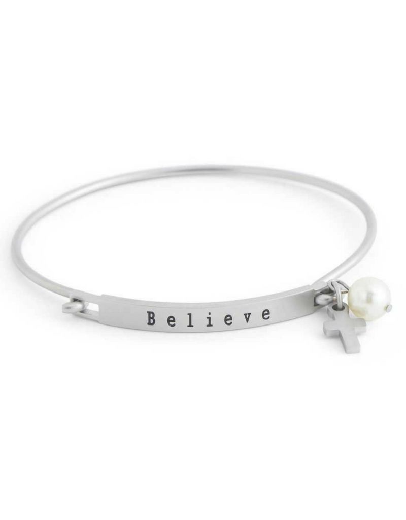 Bracelet Believe Hook Bangle Vintage 615 Living615 Believe Bangle Hook Bracelet