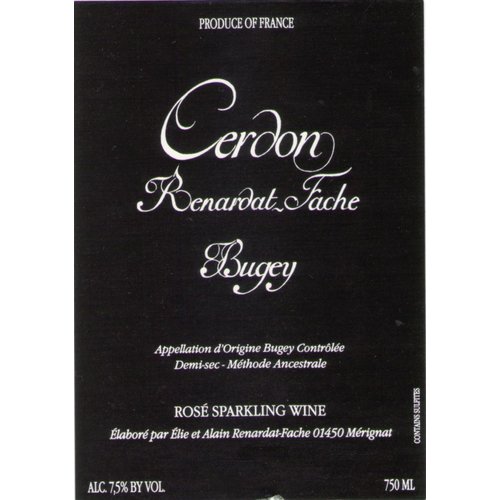 Sparkling RENARDAT-FACHE CERDON DE BUGEY SPARKLING ROSE NV Sparkling RENARDAT-FACHE CERDON DE BUGEY SPARKLING ROSE NV