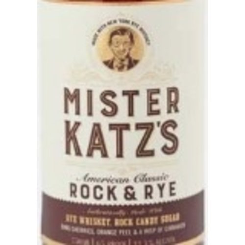 Spirits MISTER KATZ’S ROCK & RYE WHISKEY Spirits MISTER KATZ’S ROCK & RYE WHISKEY