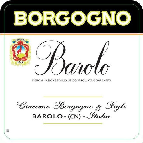 Wine GIACOMO BORGOGNO BAROLO 2011 Wine GIACOMO BORGOGNO BAROLO 2011