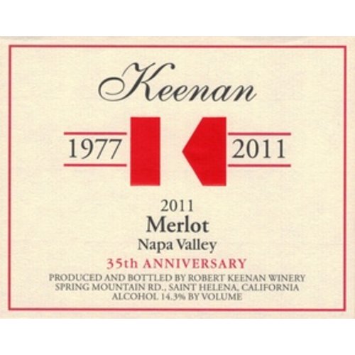 Wine KEENAN MERLOT 2014 Wine KEENAN MERLOT 2014
