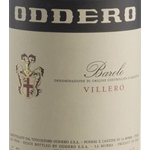 Wine ODDERO BAROLO VILLERO 2010 1.5L Wine ODDERO BAROLO VILLERO 2010 1.5L
