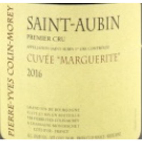 Wine PIERRE-YVES COLIN-MOREY SAINT-AUBIN “CUVEE MARGUERITE” 1ER CRU 2016 Wine PIERRE-YVES COLIN-MOREY SAINT-AUBIN “CUVEE MARGUERITE” 1ER CRU 2016