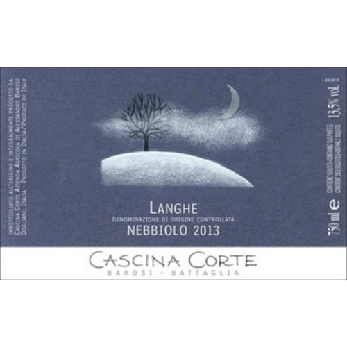 Wine CASCINA CORTE NEBBIOLO 2013 1.5L Wine CASCINA CORTE NEBBIOLO 2013 1.5L