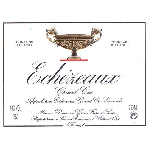 Wine GROS FRERE ET SOEUR ECHEZEAUX GRAND CRU 2008 Wine GROS FRERE ET SOEUR ECHEZEAUX GRAND CRU 2008