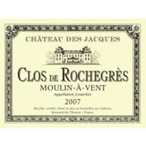 Wine CHATEAU DES JACQUES ‘CLOS DE ROCHEGRES’ MOULIN-A-VENT 2015 3L Wine CHATEAU DES JACQUES ‘CLOS DE ROCHEGRES’ MOULIN-A-VENT 2015 3L
