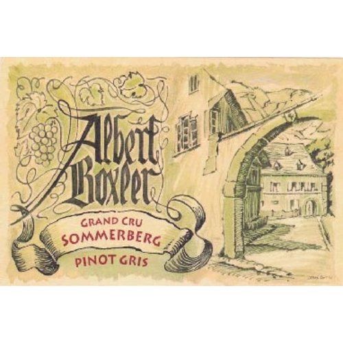 Wine ALBERT BOXLER PINOT GRIS SOMMERBERG GRAND CRU 2009 Wine ALBERT BOXLER PINOT GRIS SOMMERBERG GRAND CRU 2009