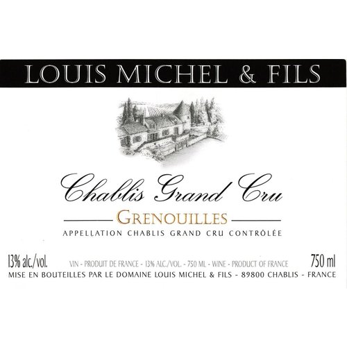 Wine LOUIS MICHEL CHABLIS GRENOUILLES GRAND CRU 2006 3L Wine LOUIS MICHEL CHABLIS GRENOUILLES GRAND CRU 2006 3L