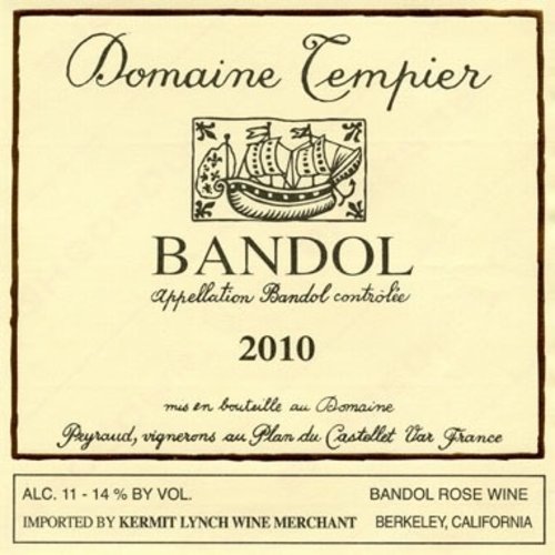 Wine DOMAINE TEMPIER BANDOL 2015 Wine DOMAINE TEMPIER BANDOL 2015