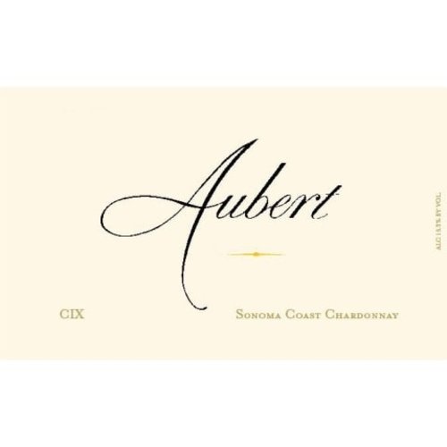 Wine AUBERT CIX SONOMA COAST CHARDONNAY 2016 Wine AUBERT CIX SONOMA COAST CHARDONNAY 2016