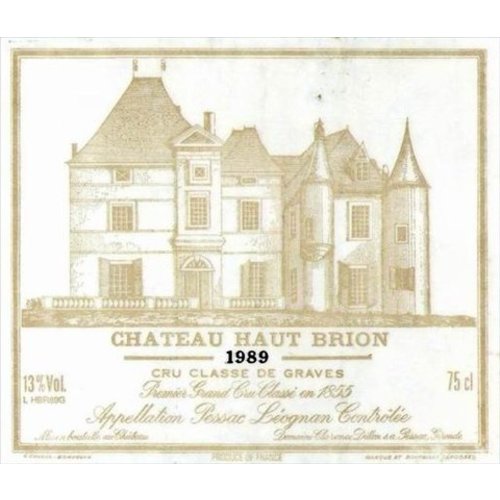 Wine CH HAUT BRION 1989 Wine CH HAUT BRION 1989