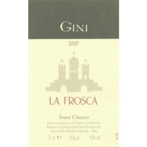 Wine GINI SOAVE CLASSICO ‘LA FROSCA’ 2015 Wine GINI SOAVE CLASSICO ‘LA FROSCA’ 2015