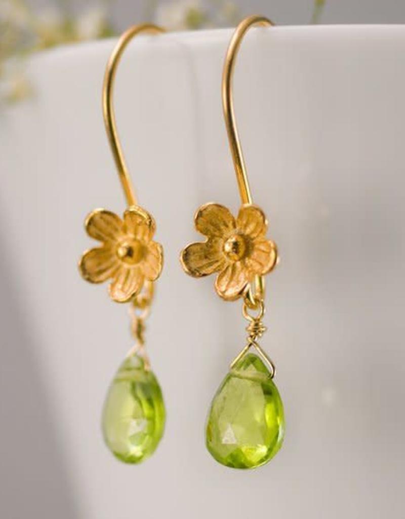 Dangle Earrings Peridot Gold The Bear Den Gallery Dangle Earrings Peridot Gold