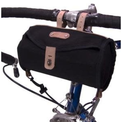 Banjo Brothers Banjo Brothers Minnehaha Canvas Barrel Saddle Bag: Black Banjo Brothers Banjo Brothers Minnehaha Canvas Barrel Saddle Bag: Black