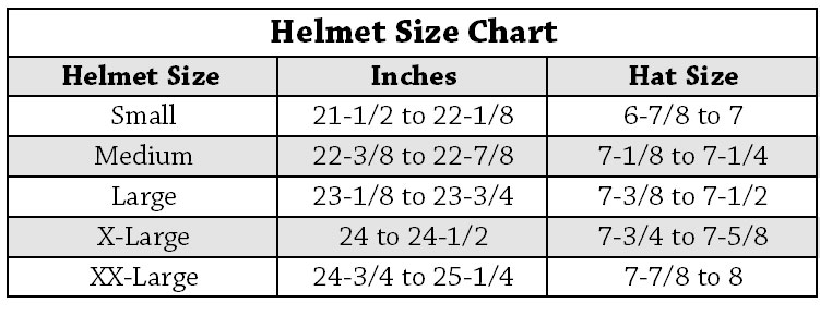 Giro foray sale size chart