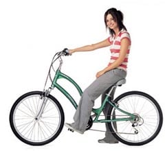 flat foot comfort bike